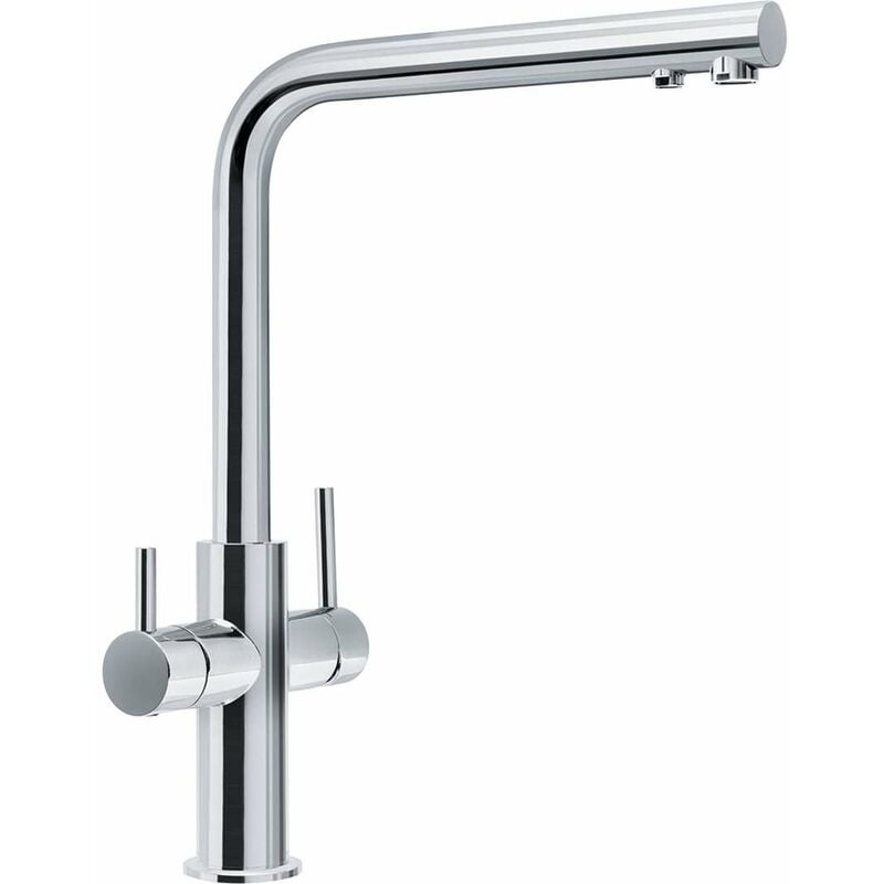 foto del prodotto franke rubinetteria miscelatore monocomando da lavello fn 0689.031, con funzione di filtraggio, cromo 115.0370.689