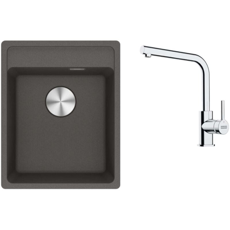 foto del prodotto franke set set da cucina g253 b, lavello fragranite mrg 610 37 rtl e rubinetto fs 3230.031, grigio ardesia cromo 114.0720.170