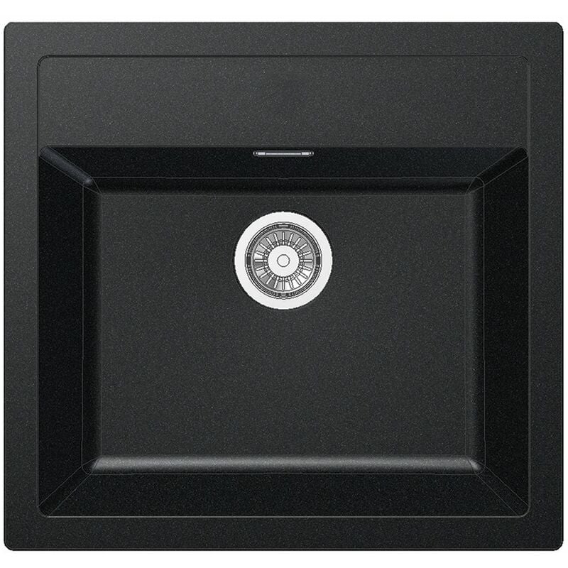foto del prodotto franke sid 610 114.0205.049 lavello da incasso sirius tectonite, nero