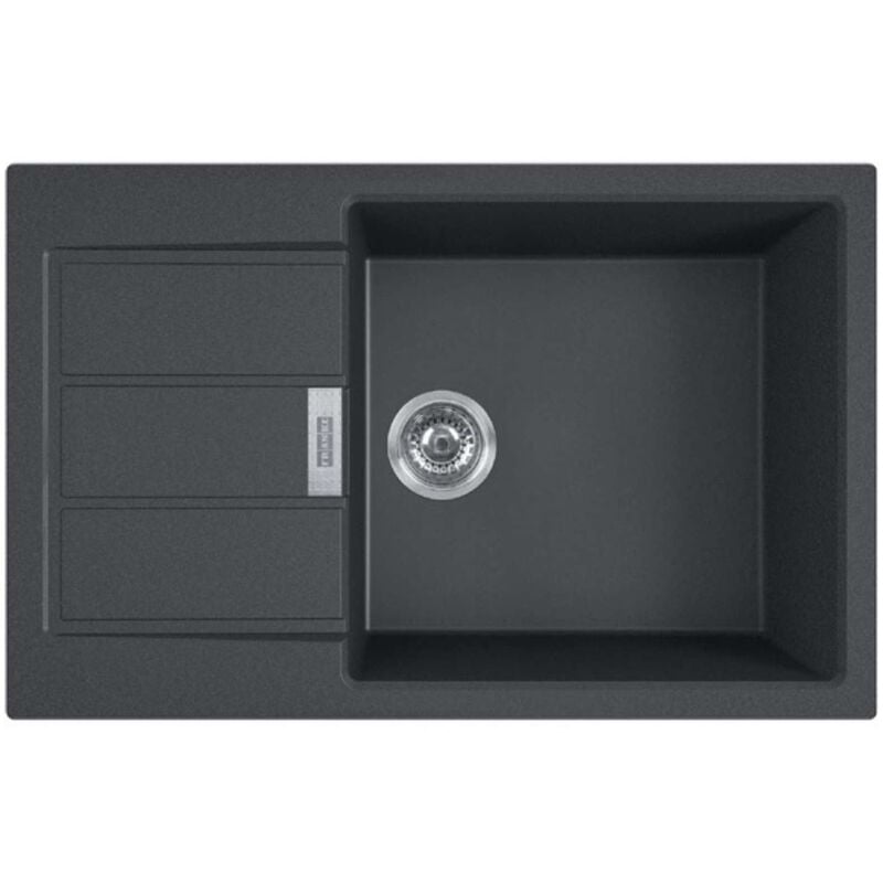 foto del prodotto franke sirius 2.0 s2d 611 78 tectonite , lavello a incasso con vasca xl nero