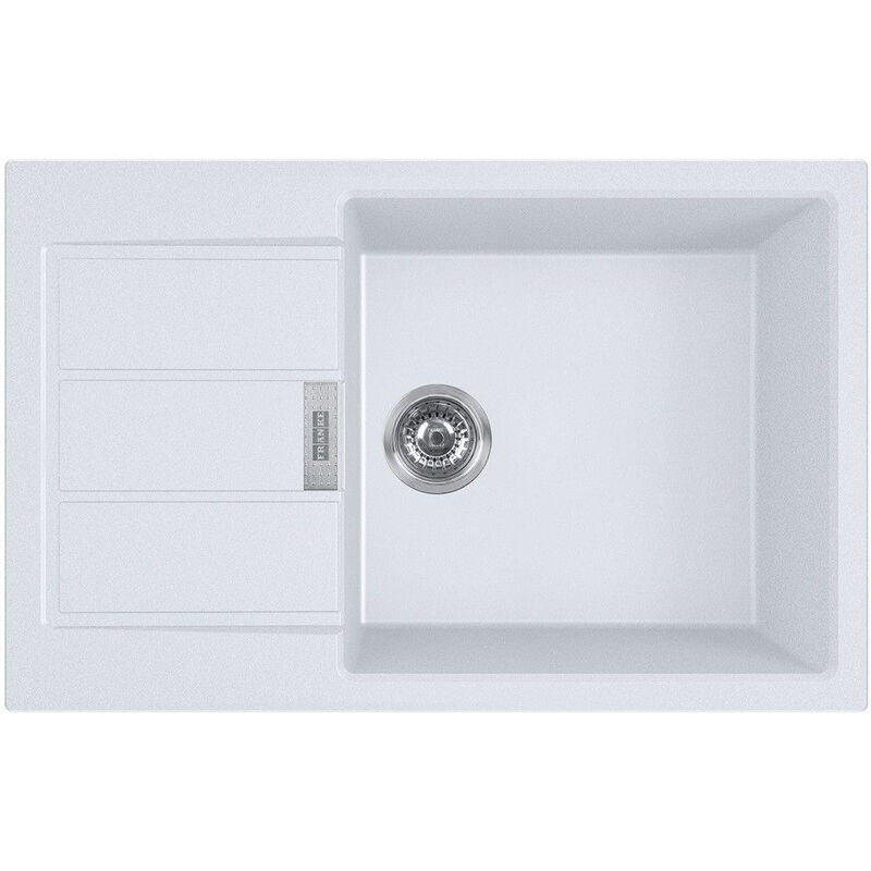 foto del prodotto franke sirius 2.0 s2d 611 78 tectonite , lavello incasso con vasca xl bianco