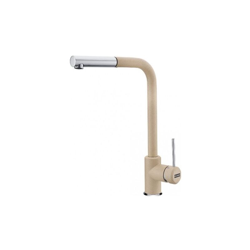 foto del prodotto franke sirius beige,rubinetto cromo