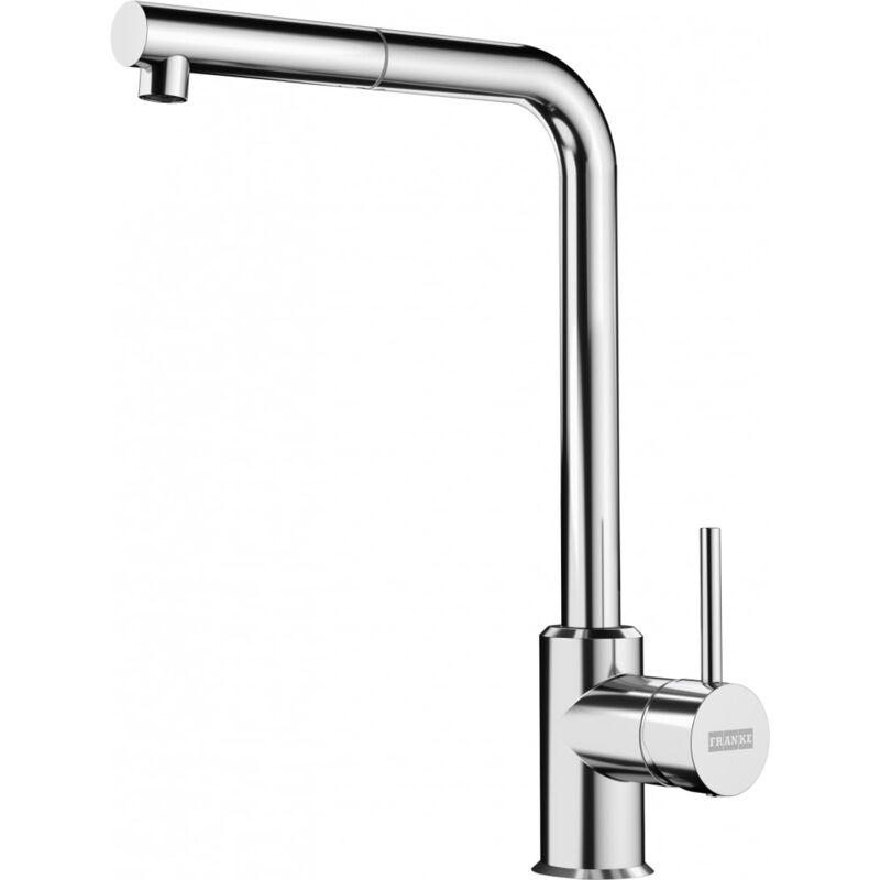 foto del prodotto franke sirius. tipo di beccuccio standard, colore del prodotto cromo, materiale del rubinetto ottone. altezza sopra la superficie di fissaggio