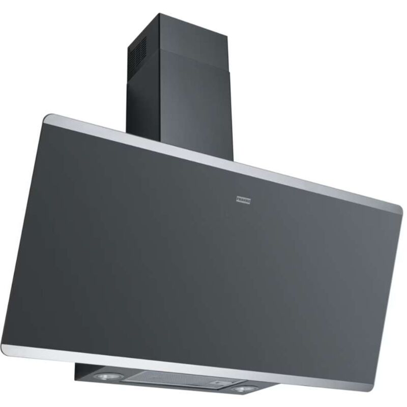 foto del prodotto franke smart cappa aspirante fpj 625 v bk ss, larghezza 60 cm, vetro nero acciaio inox 330.0528.064