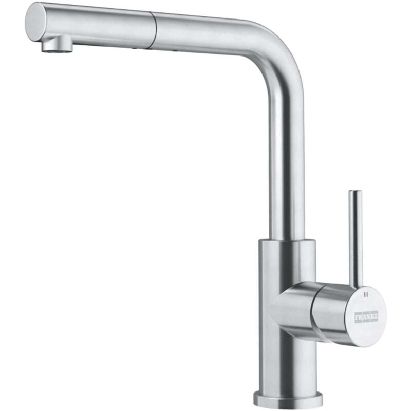 foto del prodotto franke smart glenda miscelatore da lavello fc 6986.501, con bocca di erogazione estraibile, acciaio inox 115.0706.986