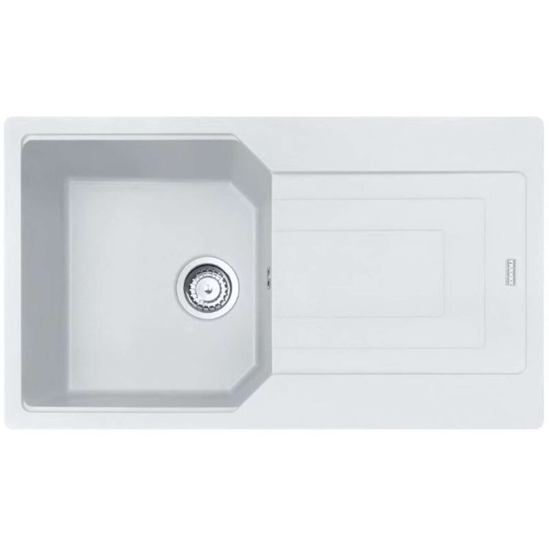foto del prodotto franke urban lavello in fragranite ubg 611 86, 86x50 cm, bianco ghiaccio 114.0700.109