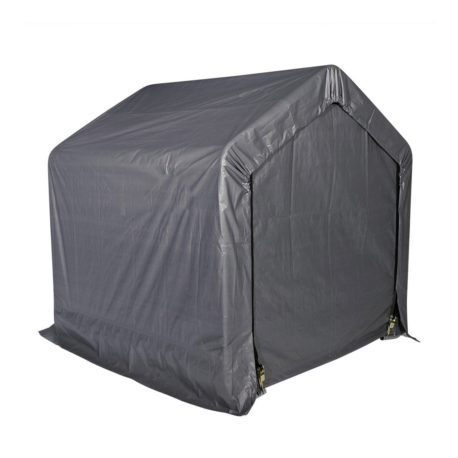 foto del prodotto frankystar capanno 180x180 cm ripostiglio per attrezzi da giardino ricovero per attrezzi accessori e bici con telaio in acciaio