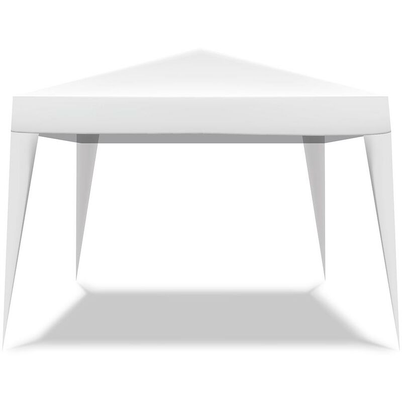foto del prodotto frankystar gazebo richiudibile 3x3 pieghevole a fisarmonica automatico mercato tenda con sacca colore bianco