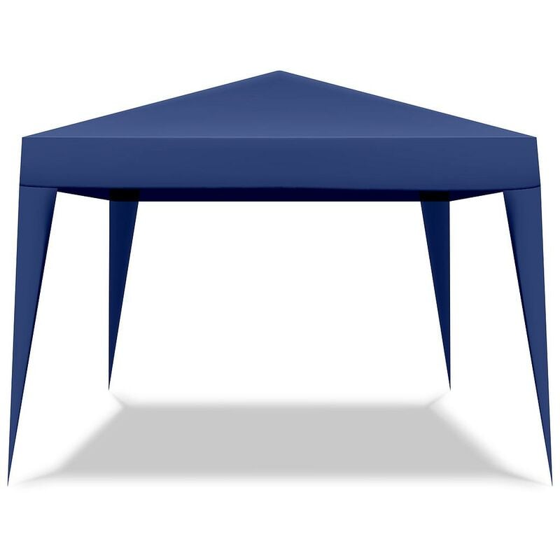 foto del prodotto frankystar gazebo richiudibile 3x3 pieghevole a fisarmonica automatico mercato tenda con sacca colore blu