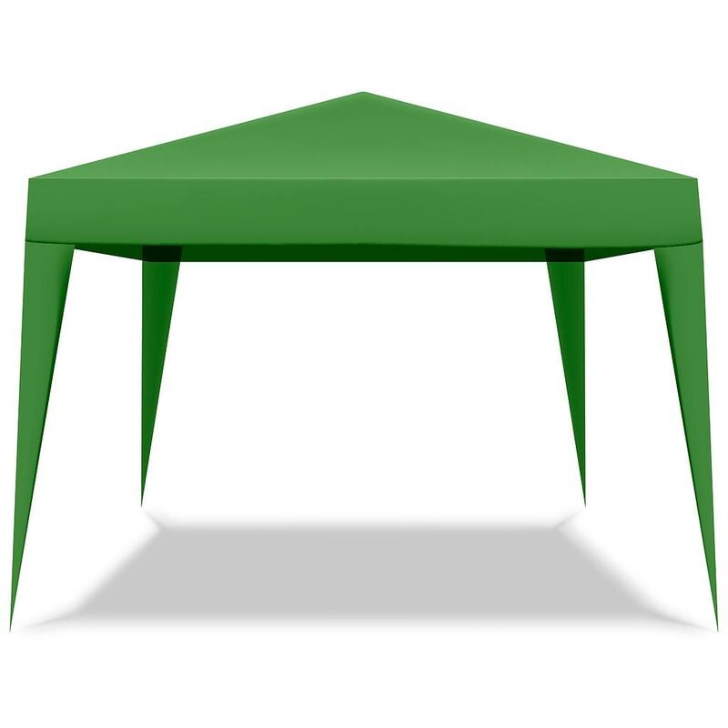 foto del prodotto frankystar gazebo richiudibile 3x3 pieghevole a fisarmonica automatico mercato tenda con sacca colore verde