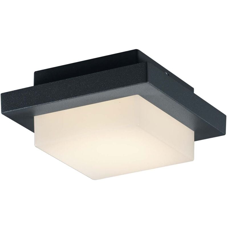 foto del prodotto frankystar hondo appl. plaf. led quadrata antrac. cm.14x14