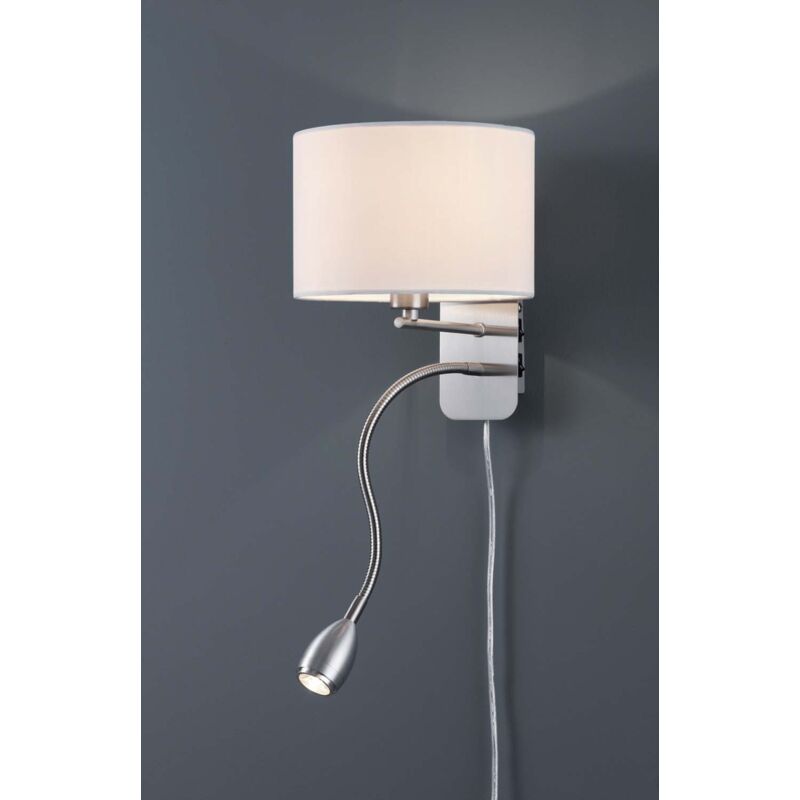 foto del prodotto frankystar hotel appl.led acc. paral.biancoc e14 20x25