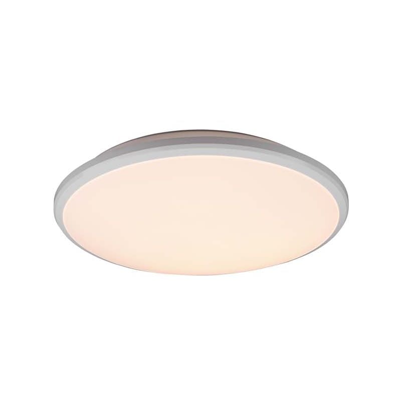 foto del prodotto frankystar limbus plafoniera led bordo bianco con dimmerazione con interruttore d.35cm