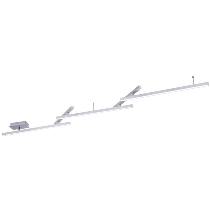 foto del prodotto frankystar melby plafoniera led bacchette acciaio satinato regolabili con emissione di luce diretta ed indiretta con smart control molteplici