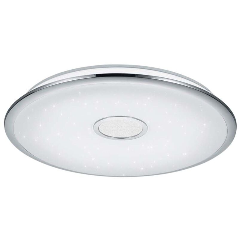 foto del prodotto frankystar osaka plafoniera led rotonda effetto cielo stellato c.telecom. da 3.000k a 6.000k d. 65cm