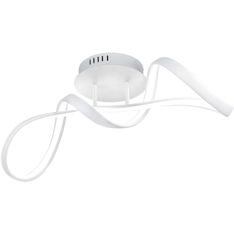foto del prodotto frankystar perugia plafoniera led cromo con dimmerazione ad interruttore l.60cm