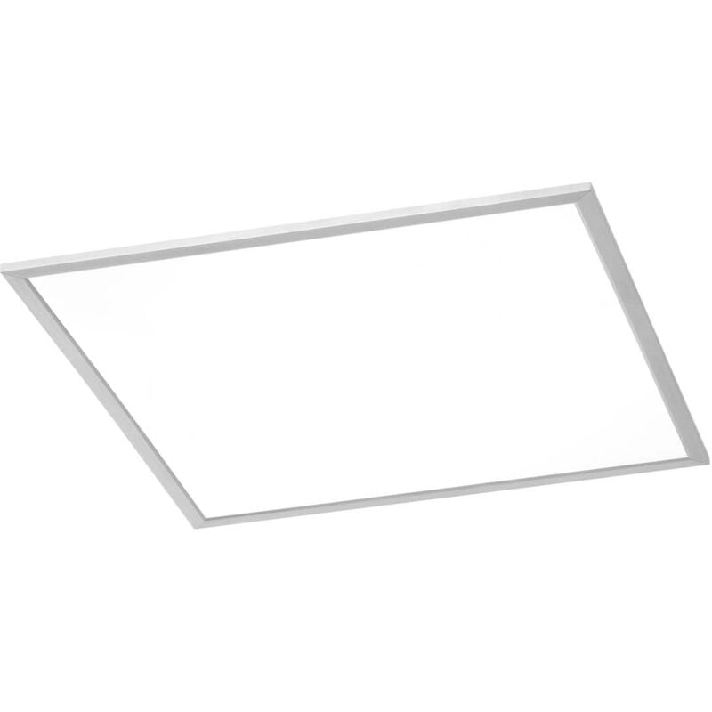 foto del prodotto frankystar phoenix plafoniera led quadrata dimmerabile acciaio diff. bianco 62x62