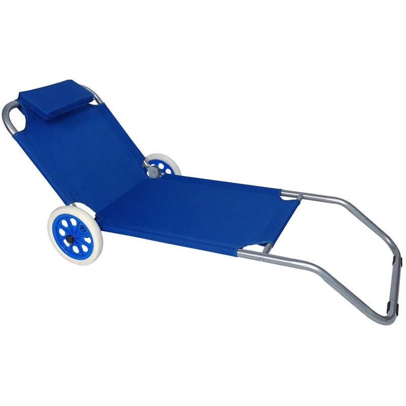 foto del prodotto frankystar trolley runner sedia da spiaggia portatile con ruote
