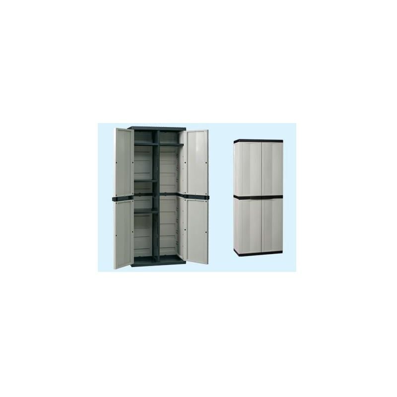 foto del prodotto fraschetti armadio resina portascope da esterno cm65x37x165h giardino terrazzo balcone