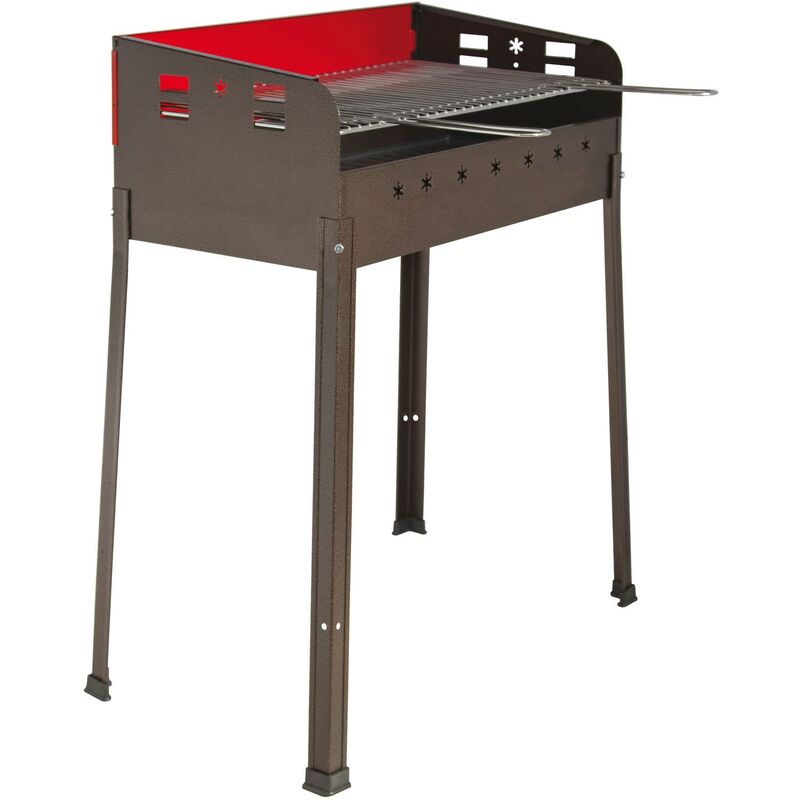 foto del prodotto fraschetti barbecue a carbone con griglia 47x37 cm picnic family