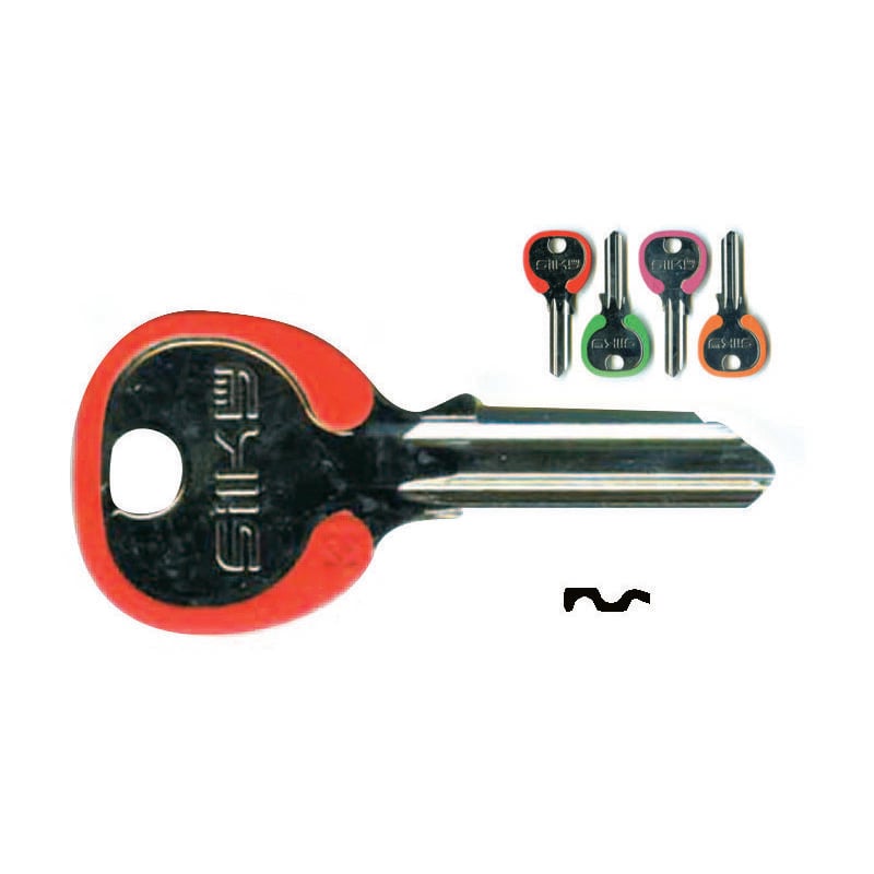 foto del prodotto fraschetti chiavi per cilindri cisa 5 spine piccole cs7dz cs7dz dx silky 4 colori assortiti