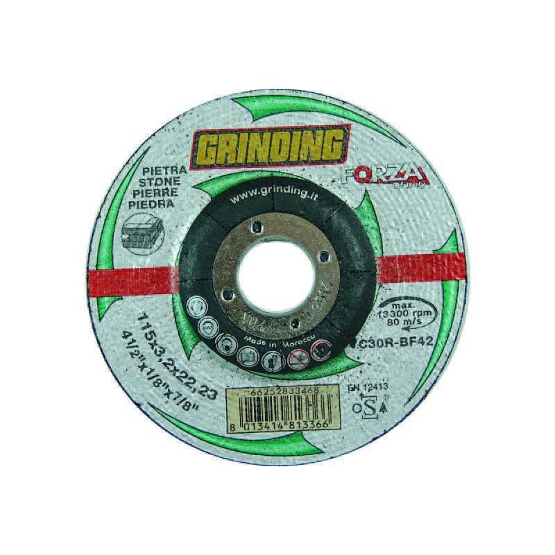 foto del prodotto fraschetti dischi da taglio centro depresso per marmo forza mm.115 mm.115x3,2 foro 22,2 da taglio per marmo
