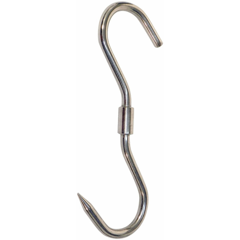 foto del prodotto fraschetti gancio da macellaio girevole in acciaio inox a 1 punta 10x240 mm