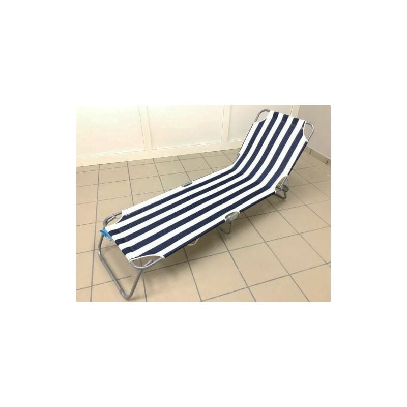 foto del prodotto fraschetti - lettino mare spiaggia prendisole taormina 182x58x25h giardino piscina
