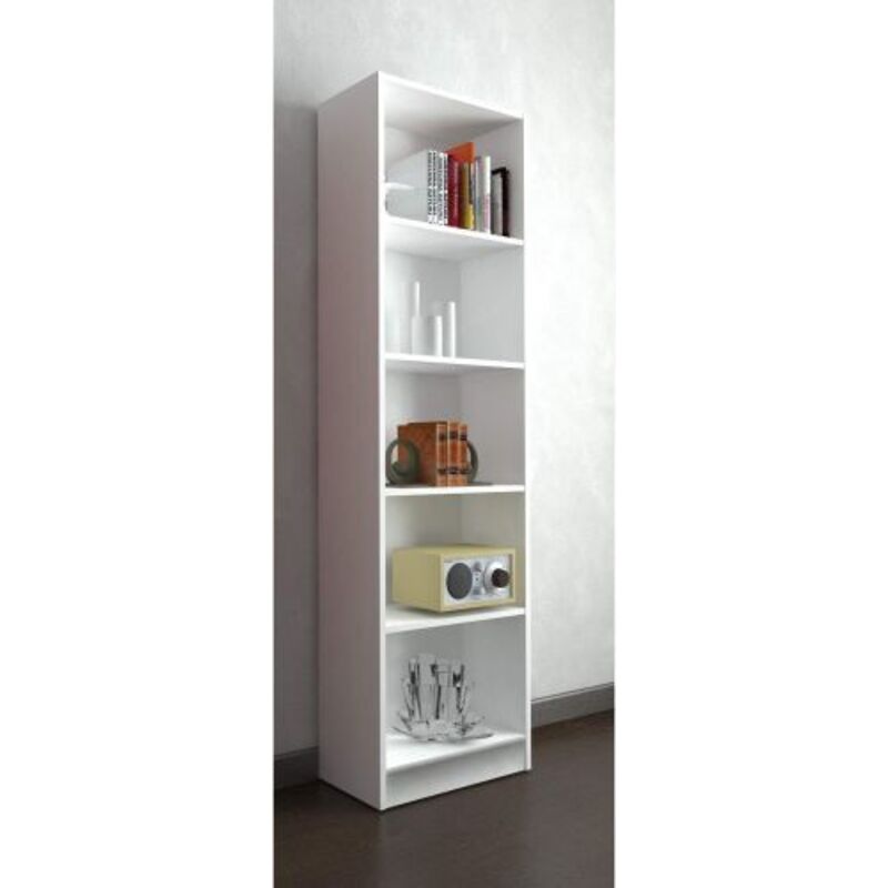 foto del prodotto fraschetti libreria europa 6 ripiani bianca 65 11 02