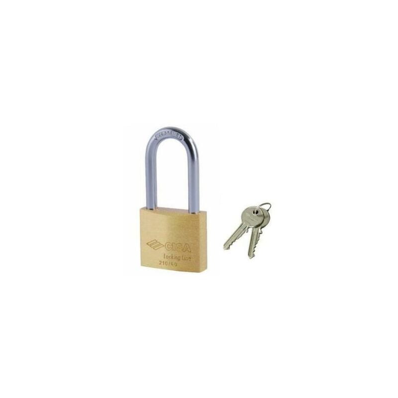 foto del prodotto fraschetti lucchetto ad arco lungo locking line cisa 40 mm
