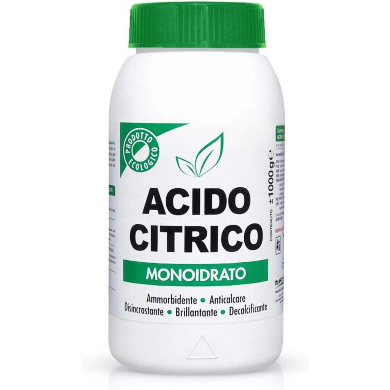 foto del prodotto fraschetti marten acido citrico monoidrato, prodotto ecologico e multifunzione, anticalcare disincrostante decalcificante ammorbidente e
