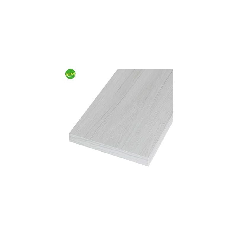 foto del prodotto fraschetti - mensola squadrata rovere grigio cm.100x20x1,8