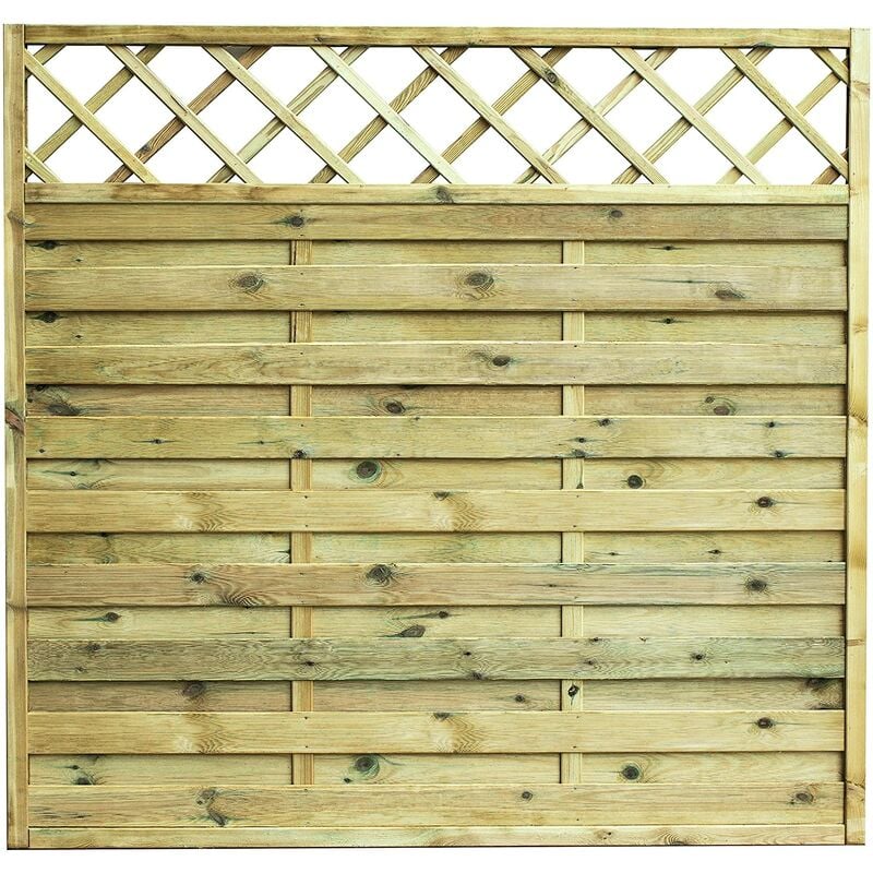 foto del prodotto fraschetti pannello quadrato 180x180 cm in legno di pino impregnato barriera frangivento quadro lasa