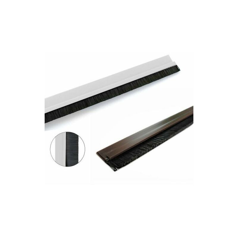 foto del prodotto fraschetti parafreddo paraspifferi sottoporta auto adesivo in pvc rigido cm 100x5h 13766v marrone 13766 