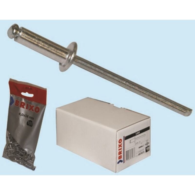 foto del prodotto fraschetti rivetti in alluminio a strappo 4,0x 8 confezione 100 pezzi