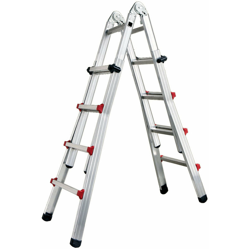 foto del prodotto fraschetti scala telescopica step up piuma 6 6