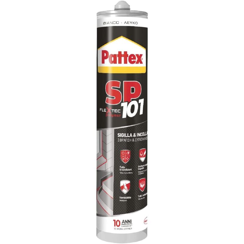 foto del prodotto fraschetti sigillante neutro sp101 per multimateriali verniciabile 280 ml trasparente