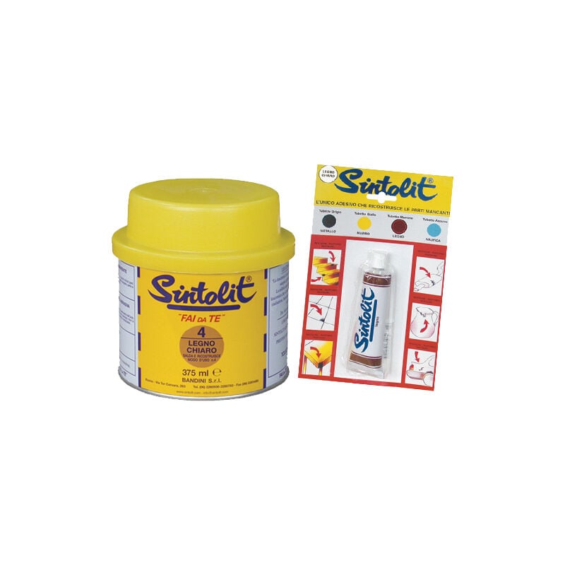 foto del prodotto fraschetti sintolit stucco per riparazione legno chiaro e scuro ml 375 legno scuro