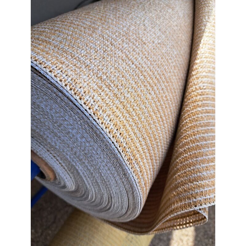 foto del prodotto fraschetti - vela rete ombreggiante in rotolo 5mt h200cm tipo pesante 185gr mq - ecrù - giardino telo copertura tenda