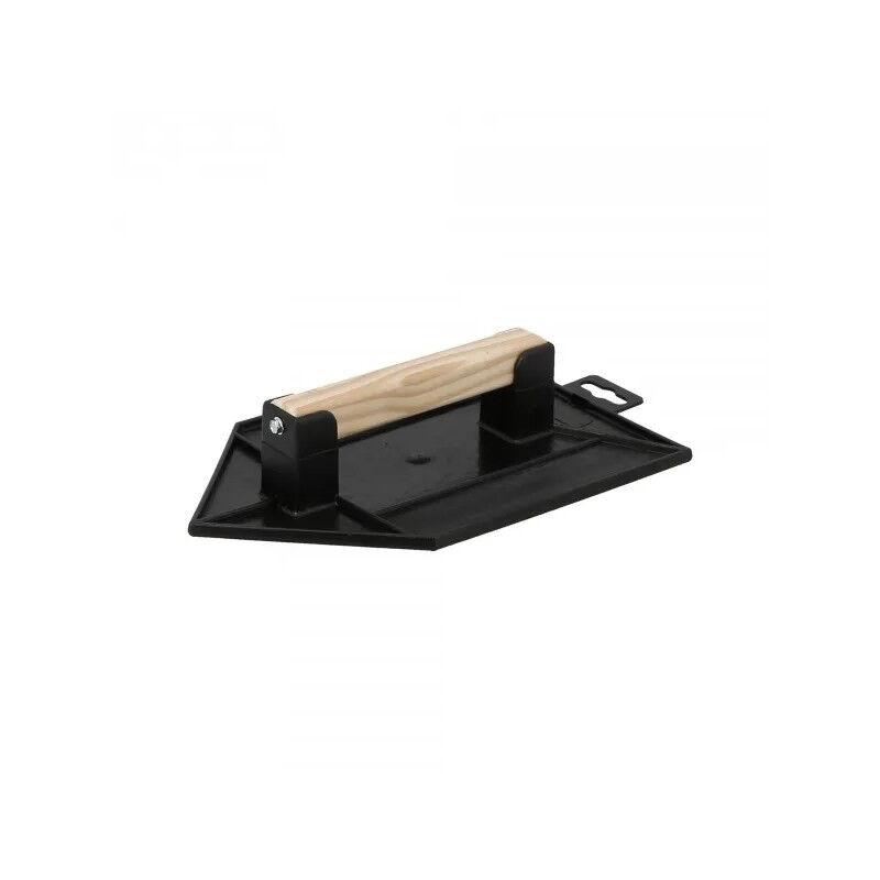 foto del prodotto frattazzo a punta 28x18cm, manico in legno