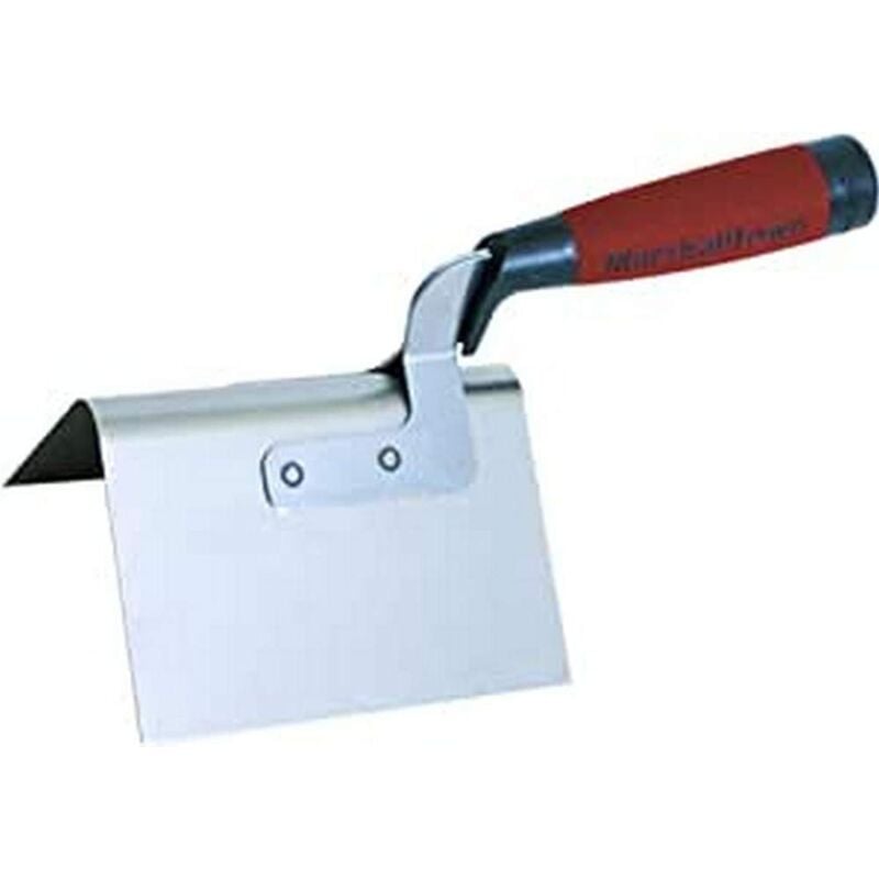 foto del prodotto frattazzo ad angolo esterno marshalltown bullnose con manico durasoft, frattazzo in acciaio inox, per muratori a secco e stuccatori, dimensioni 