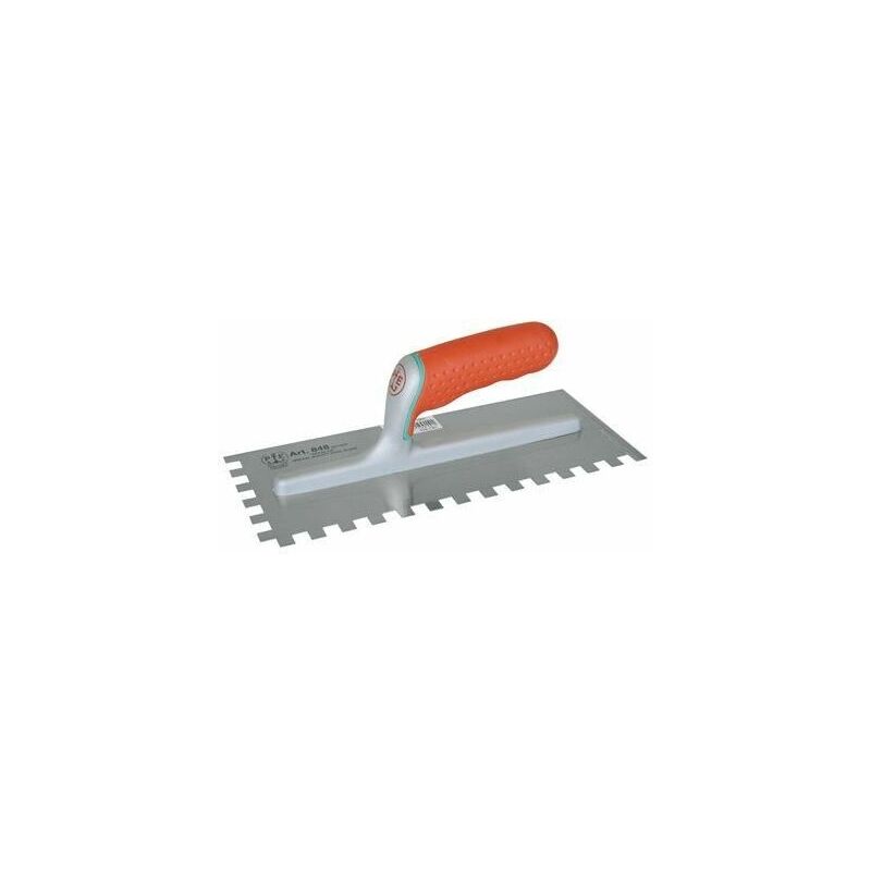 foto del prodotto frattazzo frattone acciaio dentato 10x10 mm eccelsa 280x120 848 d sx pavan