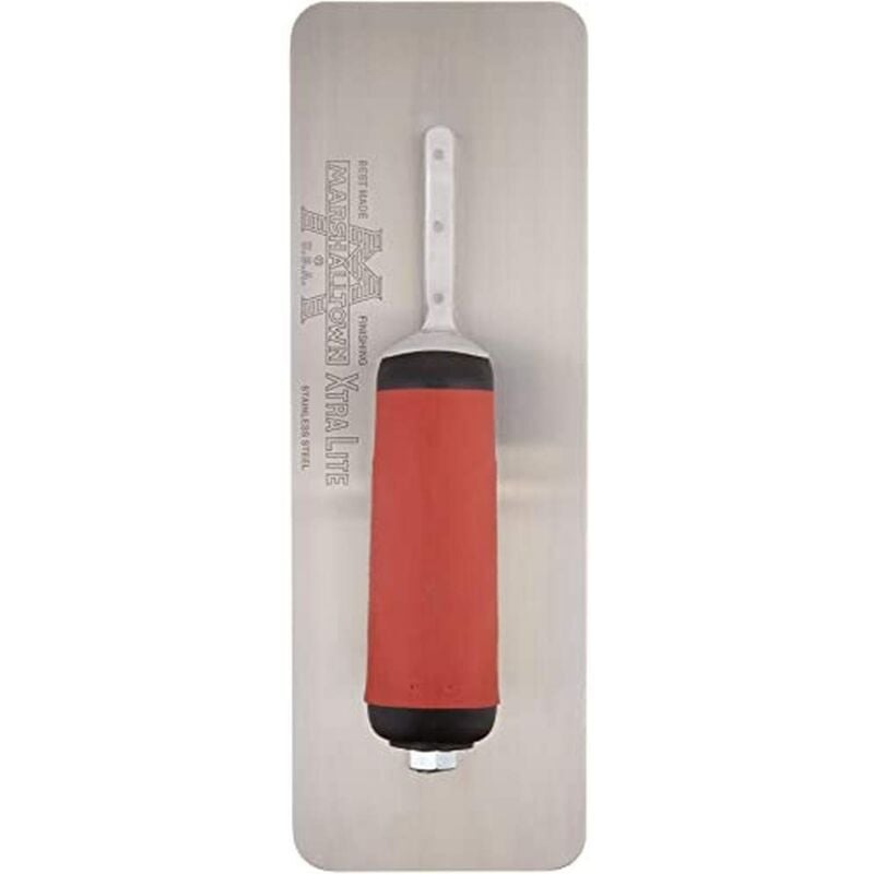 foto del prodotto frattazzo per intonacatura veneziana marshalltown con manico durasoft, in acciaio inox, per stuccatori, dimensioni 279x95 mm