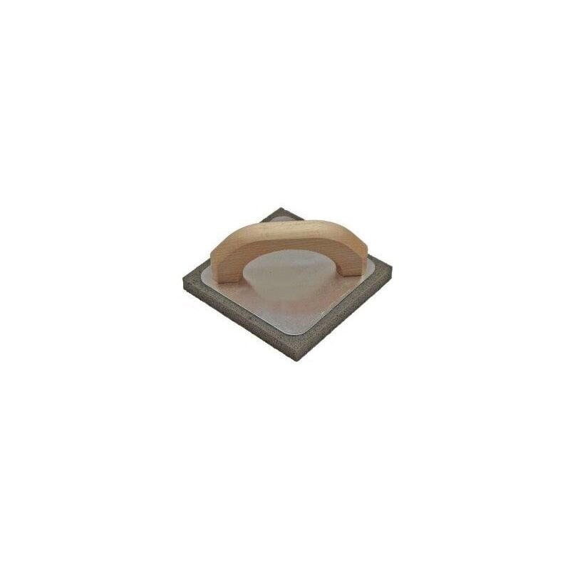 foto del prodotto frattazzo spugna grigia manico legno 14x14