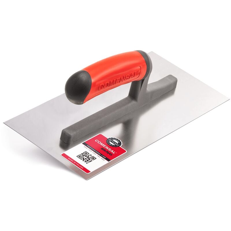 foto del prodotto frattone 280 x 130 mm frattone in acciaio inox frattone in acciaio inossidabile frattone per colla cazzuola in acciaio inox made in eu