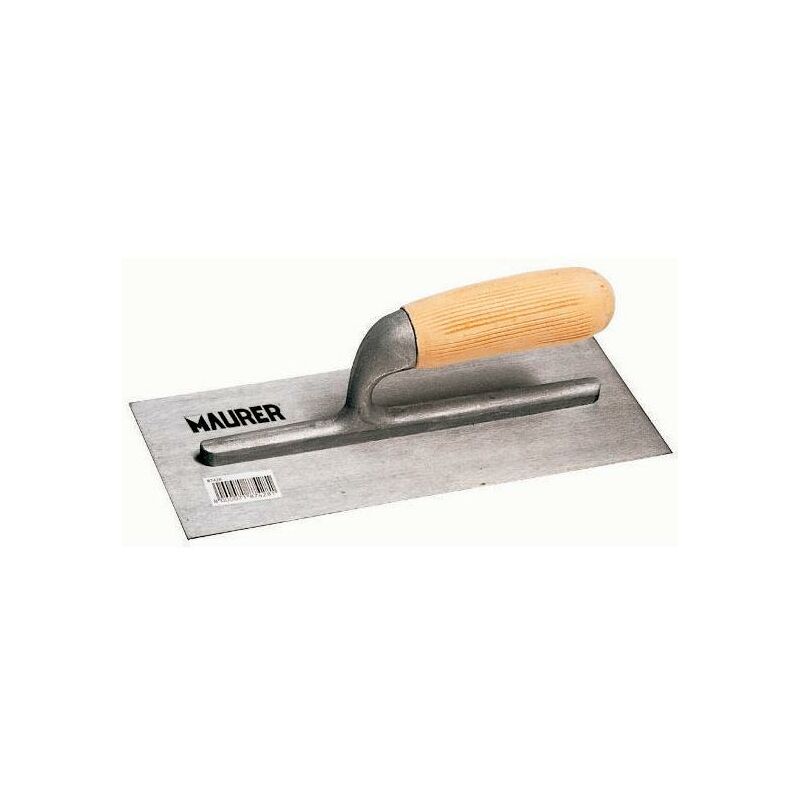 foto del prodotto frattone in acciaio 280x120 mm con manico in legno maurer