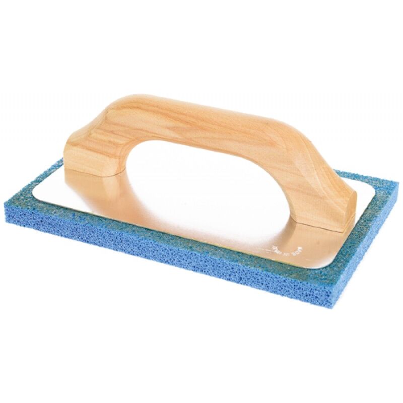 foto del prodotto frattone in alluminio 220x140 mm spessore 14mm base in spugna blu maurer