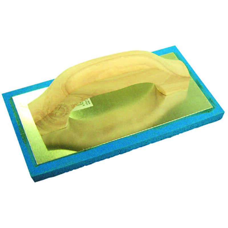 foto del prodotto frattone in spugna blu manico legno cm.23,5x10,5