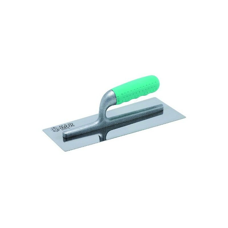 foto del prodotto frattone inox lama lappata con angoli arrotondati. 200x80x0,6 mm
