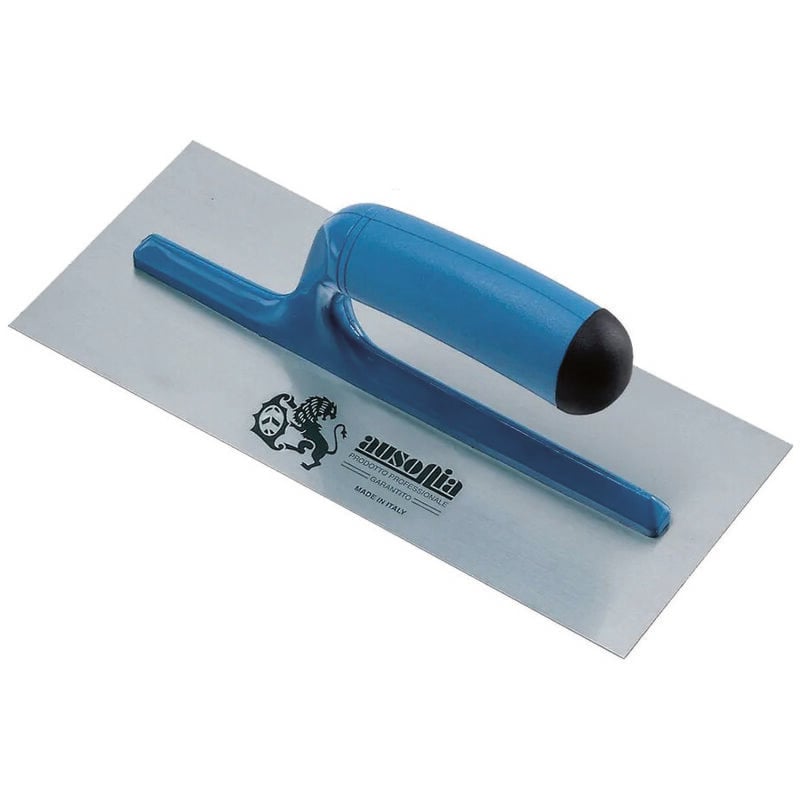 foto del prodotto frattone per stucco in acciaio con manico in abs cm.28x12